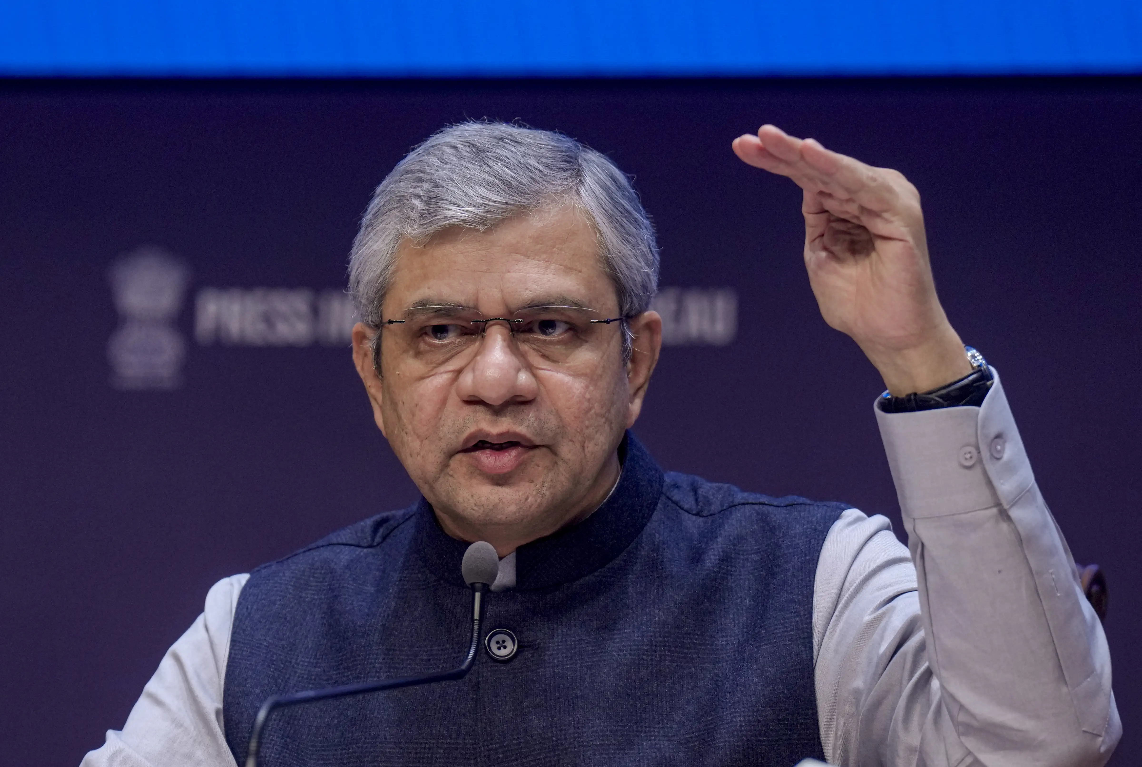 Union Cabinet briefing in Delhi